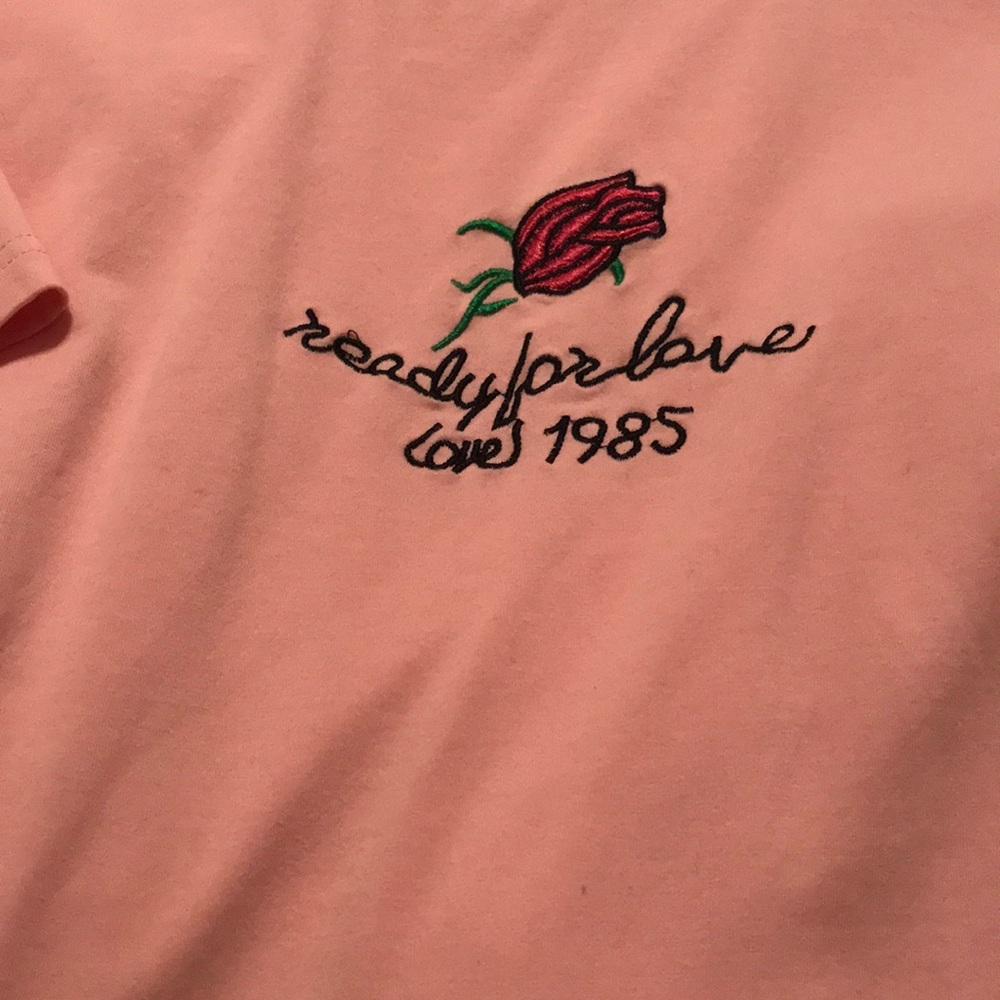 Pink crop top